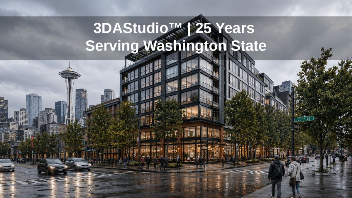 Established Seattle Architectural Visualization Studio
