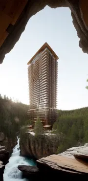 ai wilderness tower framed cave