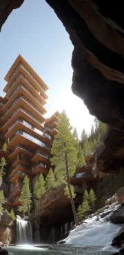 ai timber cliffside resort wilderness