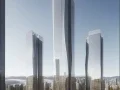 ai triple towers summer day